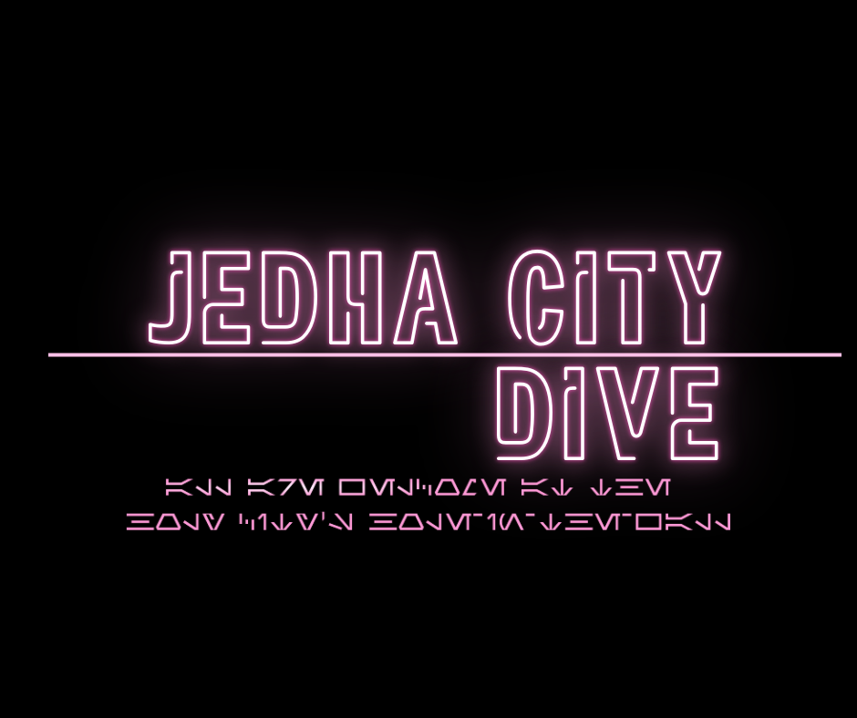 Jedha City Dive neon logo